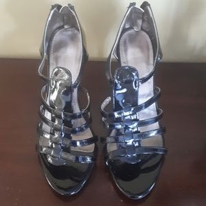 LADIES BLACK COSTA BLANCA HEELS
